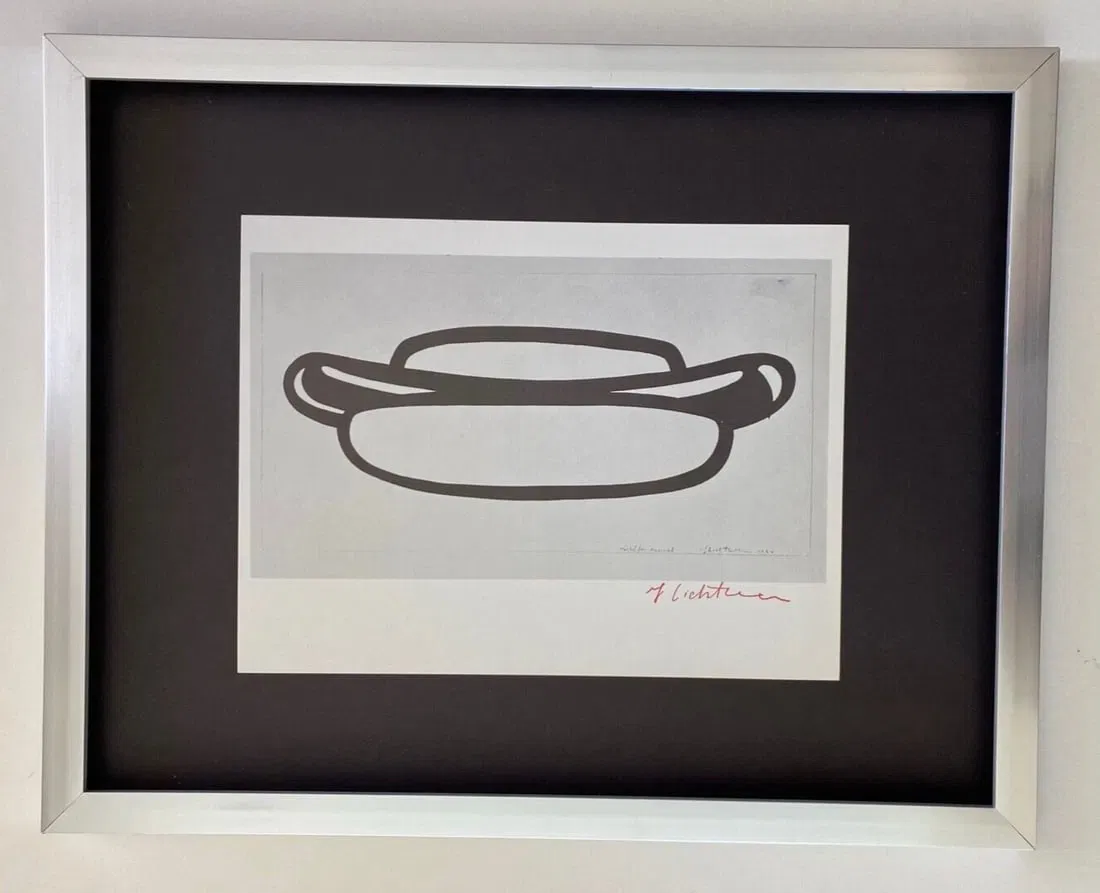 Roy Lichtenstein | Vintage 1970 Signed | Mounted & Framed Offset Lithograph |