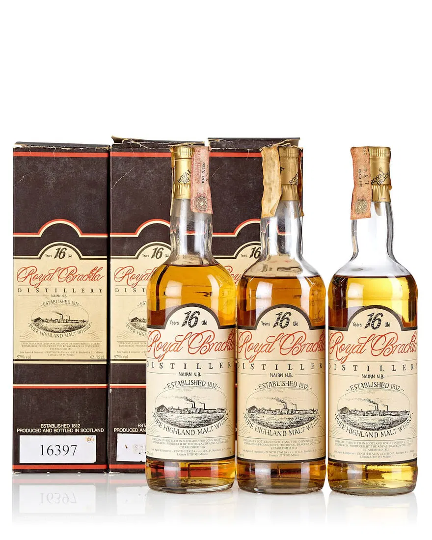 Royal Brackla 16 Year Old, 1970 (3x 750ml)