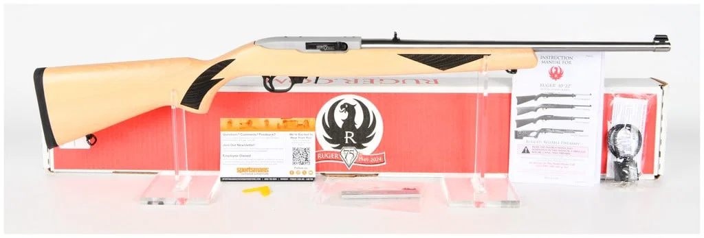 Ruger 10/22 75th Anniversary Sporter Semi-Automatic Rifle .22 LR with 18.5 Inch Barrel 2024