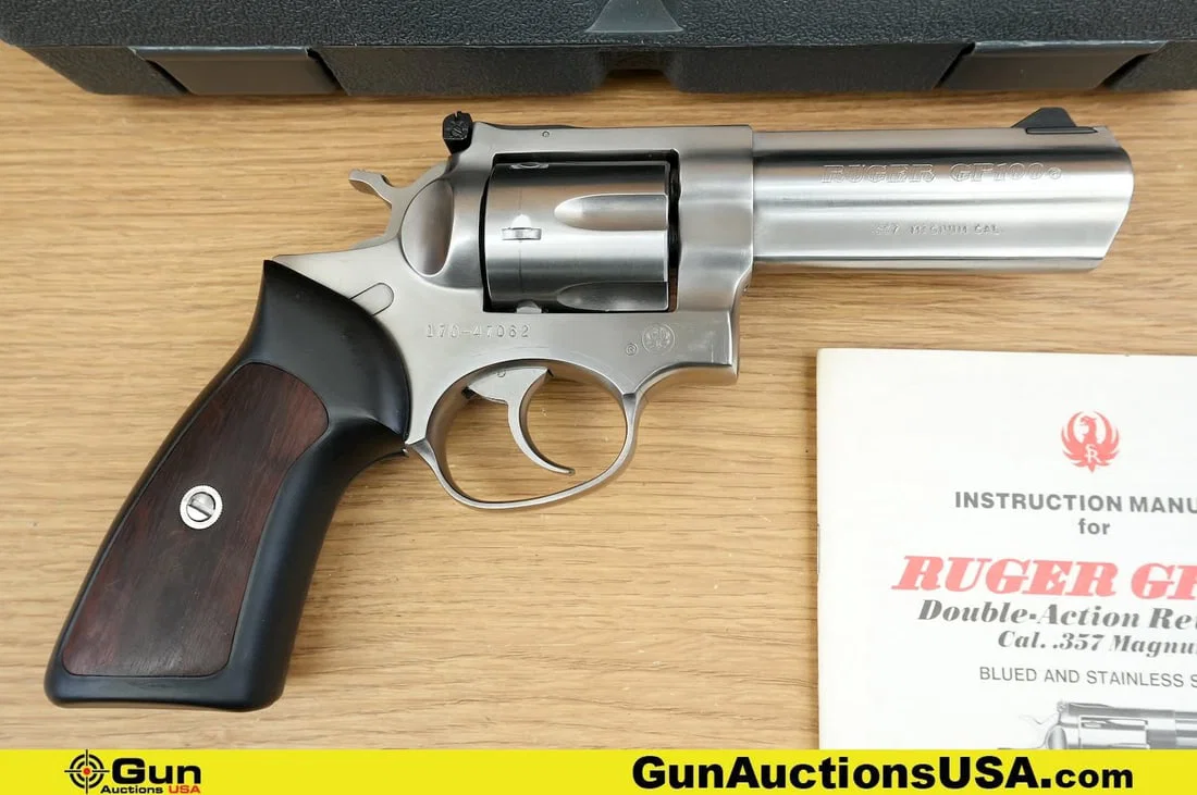 RUGER GP100 .357 MAGNUM Revolver. Excellent. 4" Barrel. Shiny Bore, Tight Action This Robust
