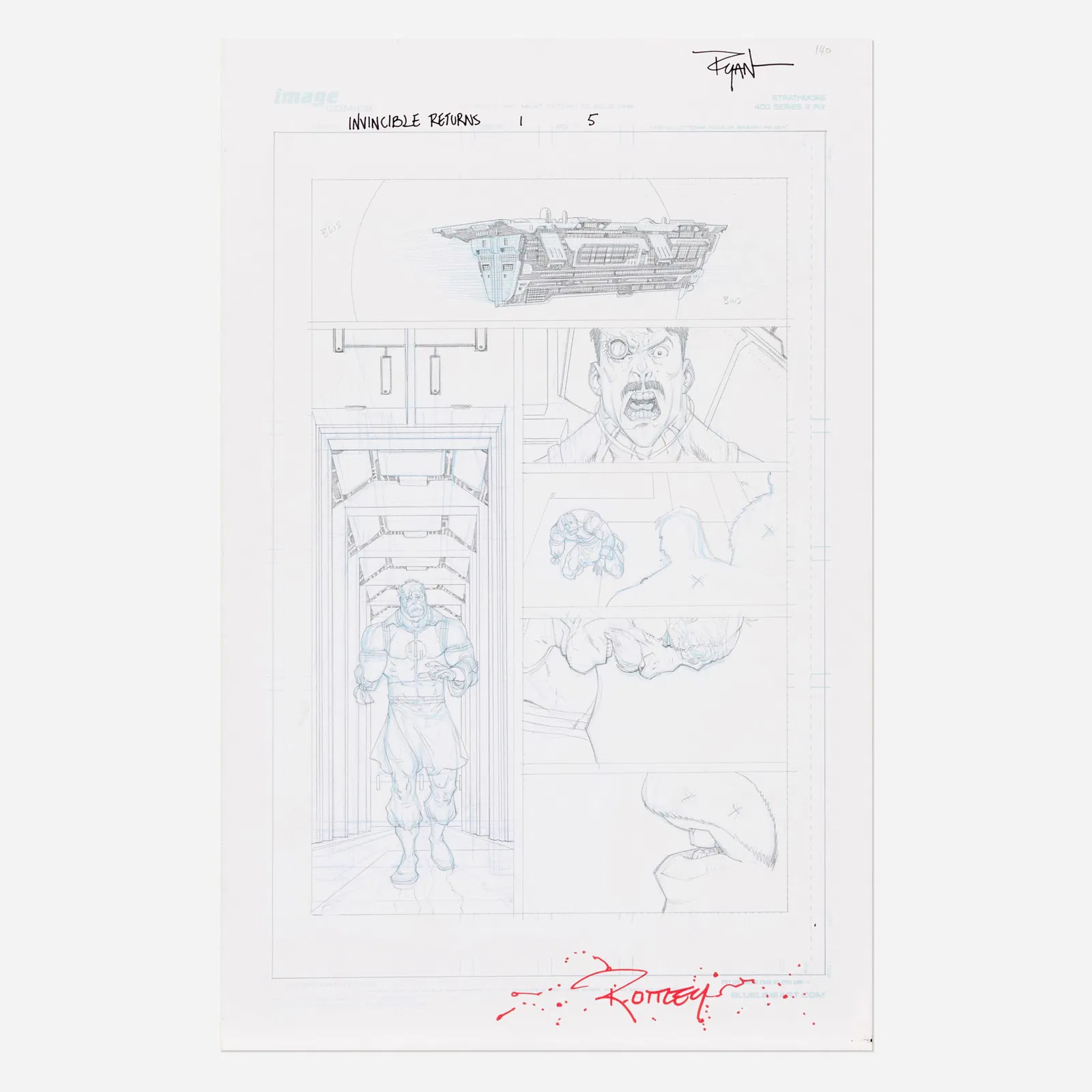 Ryan Ottley, Invincible Returns #1 Story Page 5 Original Art (Image Comics, 2010)
