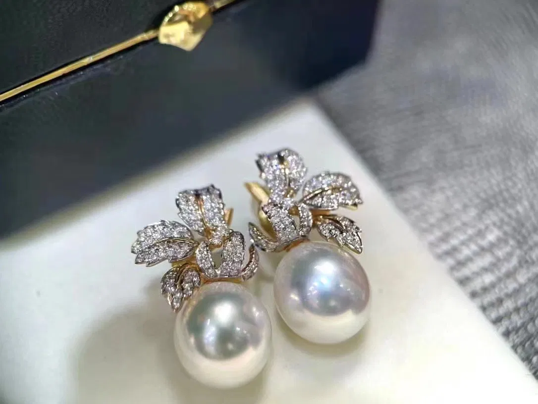 S925 Sterling Silver Natural Pearl Earrings