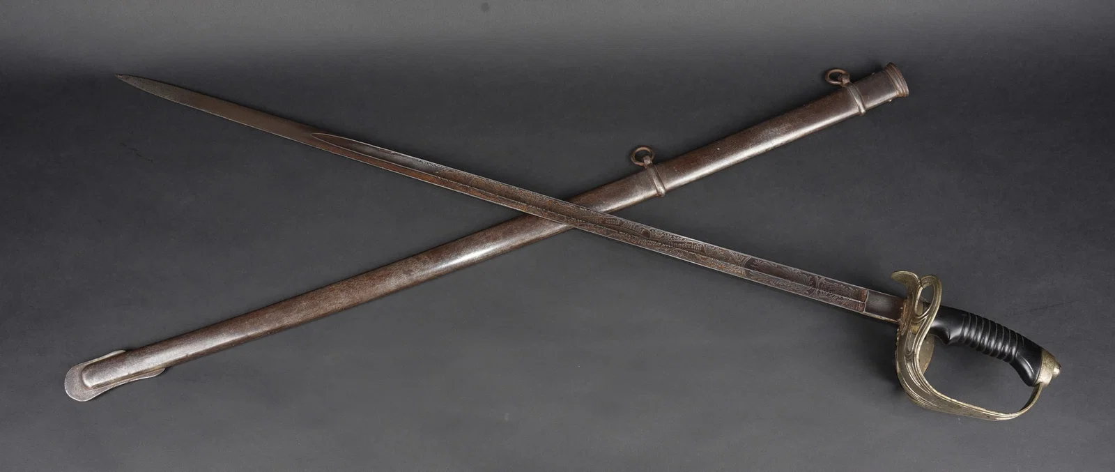 Sabre allemand de cavalerie M1889 troupe du 7e Hussards. German M1889 enlisted cavalry sabre of the