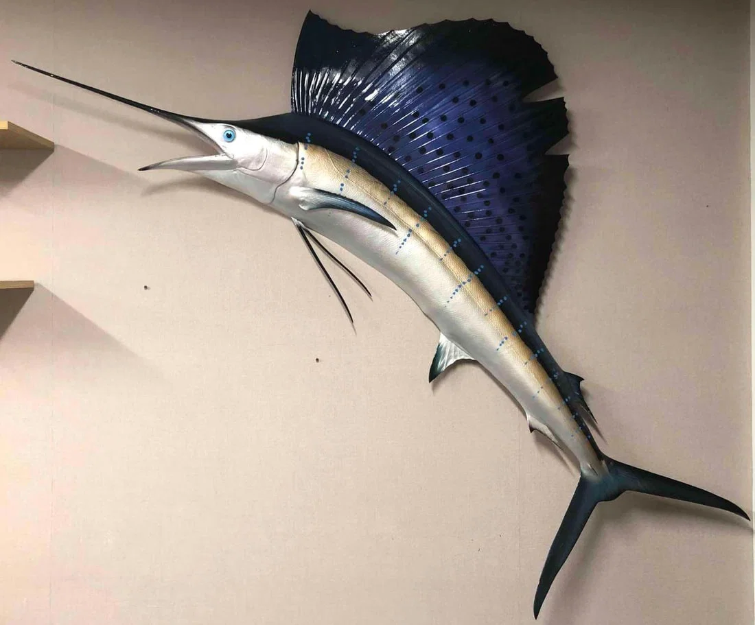 Sailfish Half Mount Wall Hanging