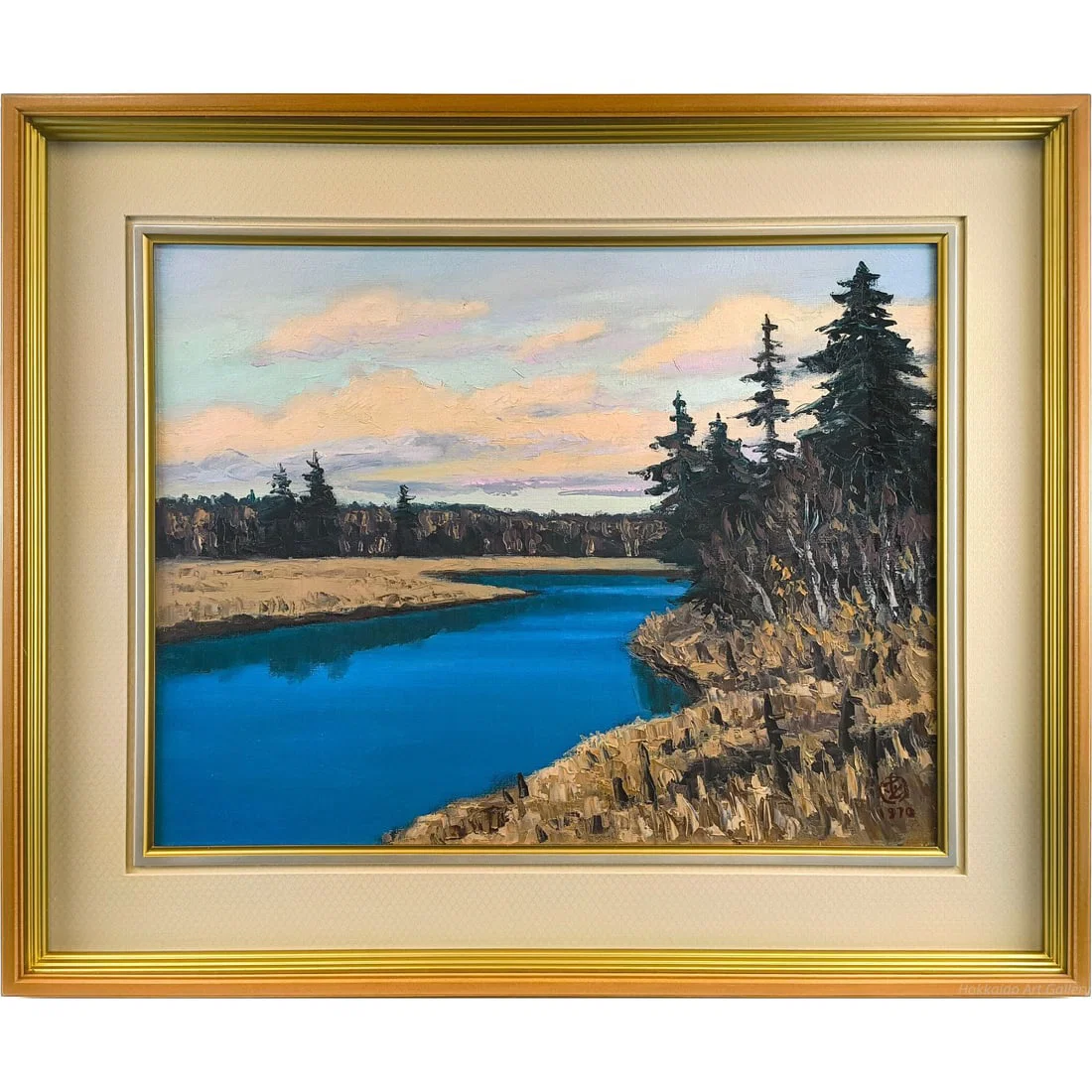 Sakamoto Naoyuki "BanshU no BettOgawa" Oil Painting