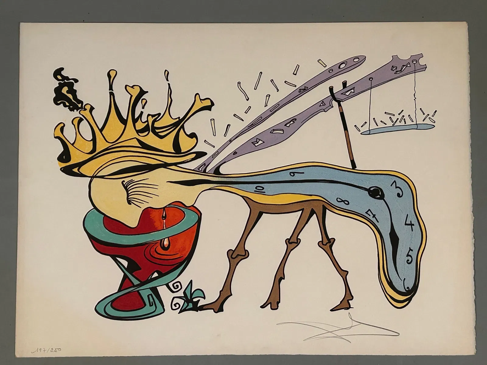 Salvador Dalí (1904–1989) Royal Insect Metamorphosis) Circa 1973–1974