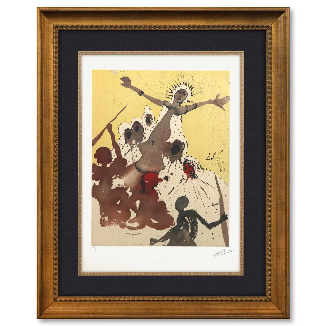 Salvador Dali- Original Lithograph "Arise, Barak, and lead..."