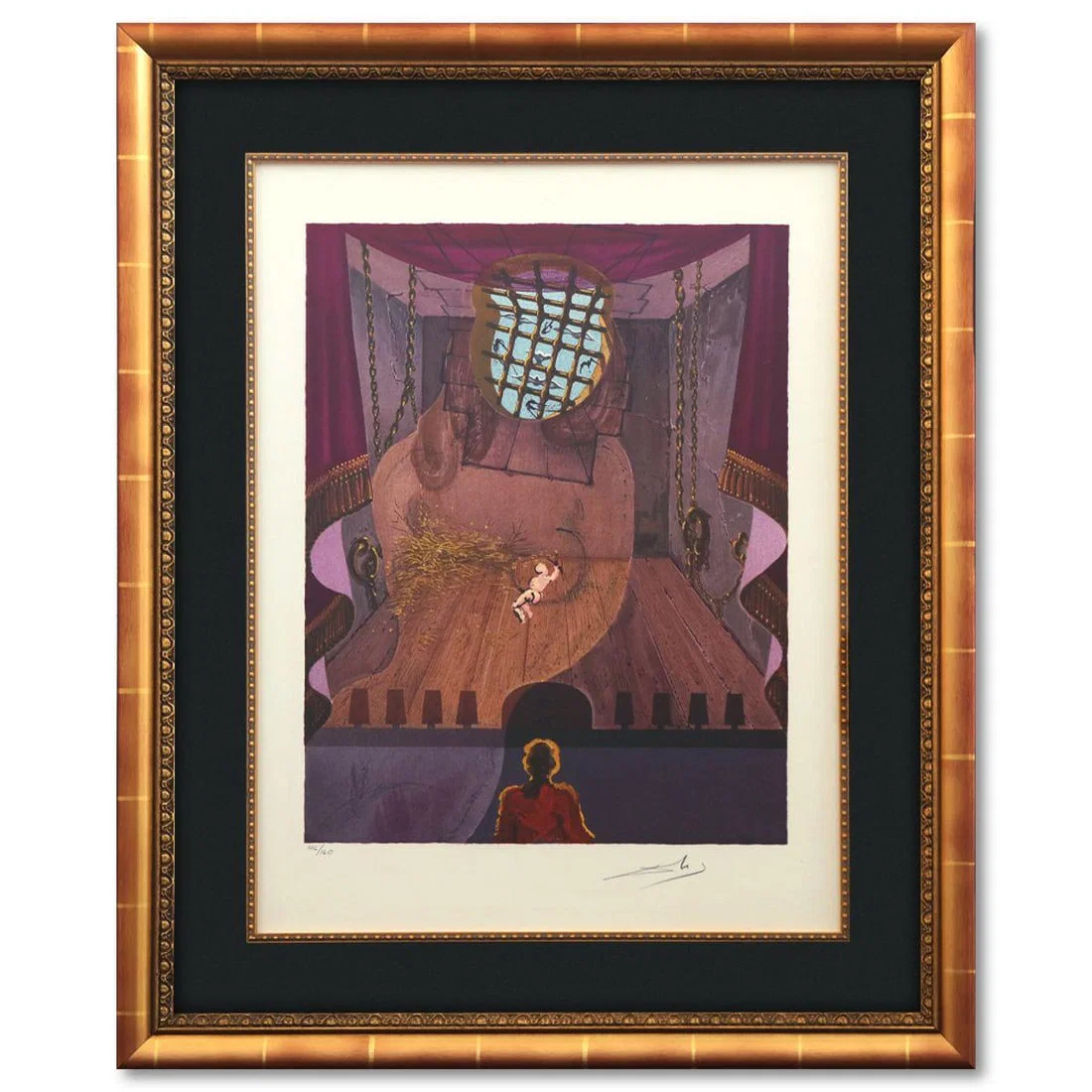 Salvador Dali- Original Lithograph "Damis and Durval"