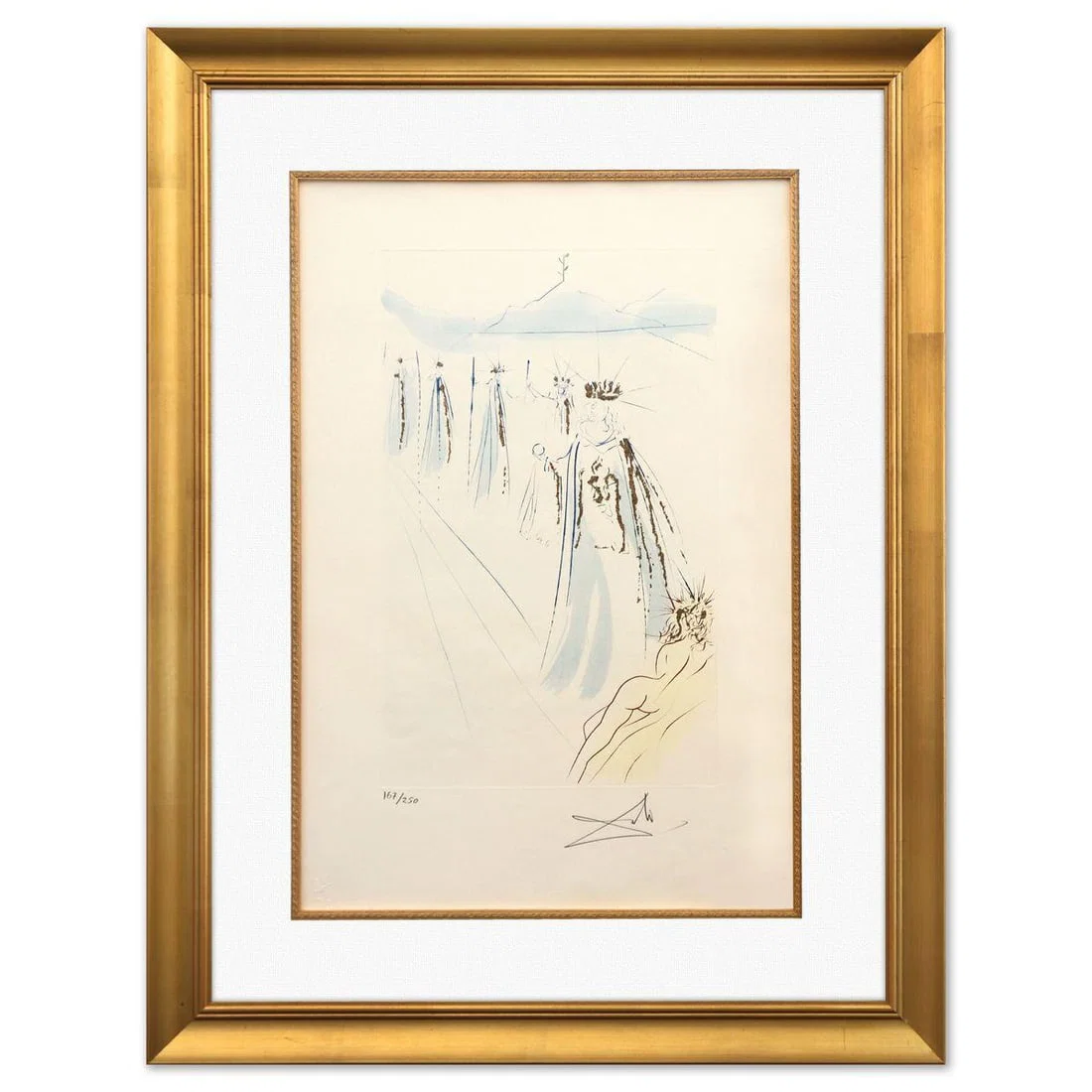 Salvador Dali- Original Lithograph "The King's Train"