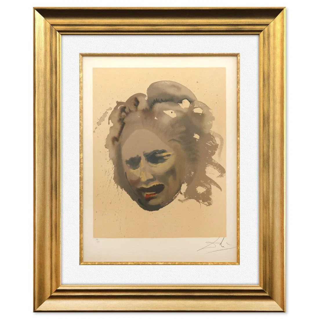 Salvador Dali- Original Lithograph "The Price- Bereavement"