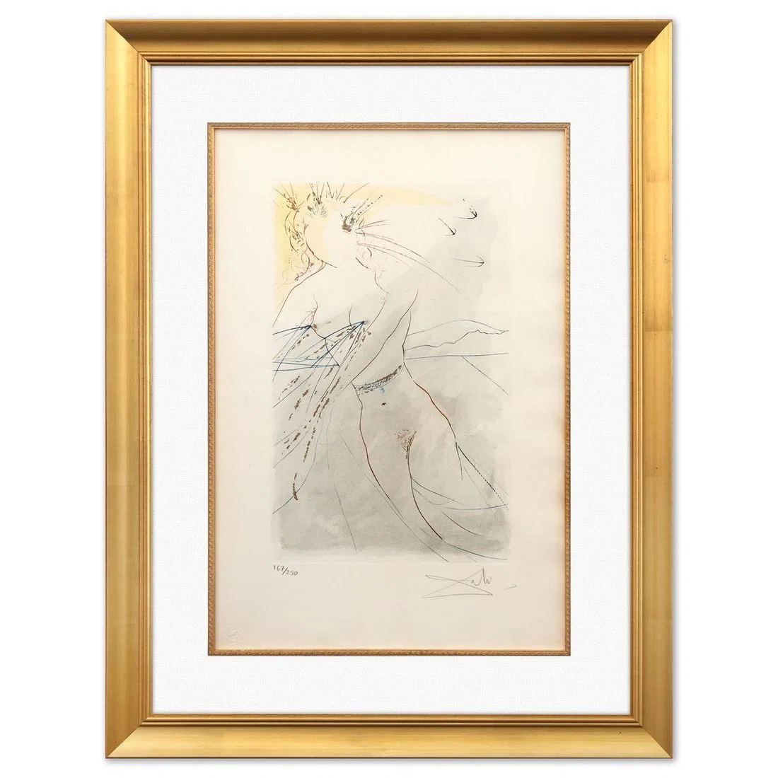 Salvador Dali- Original Lithograph "Thou Art Fair"