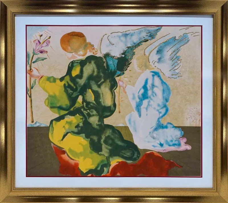 Salvador Dali (Spanish 1904-1989) Annunciation Lithograph Limited Edition embossed hand signed and