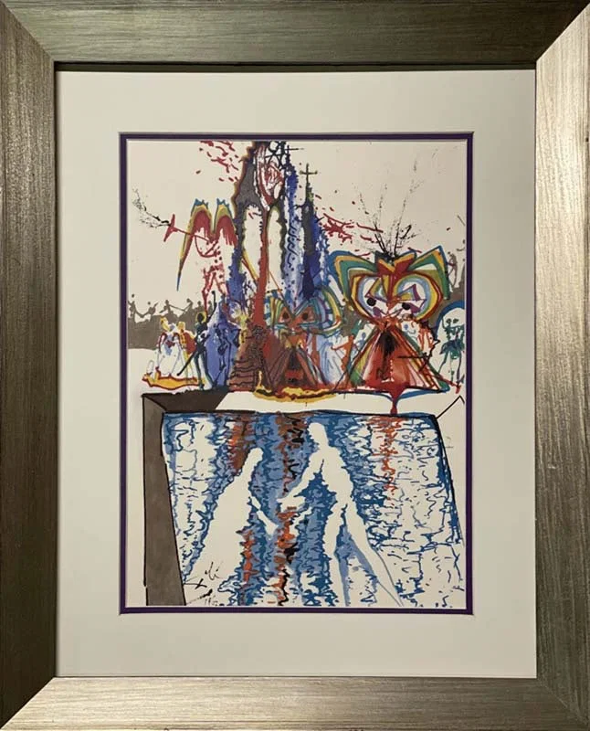 Salvador Dali (Spanish 1904-1989) Limited Edition Romeo and Juliet Original Lithograph 1976 Milano