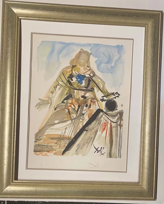 Salvador Dali (Spanish 1904-1989) On Voit Cette Reine from The Art of Loving Ovide. 1979. Limited