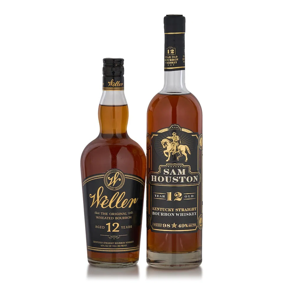 Sam Houston 12 Years Old (1 bottle, 750ml) Weller 12 Years Old (1 bottle, 750ml)