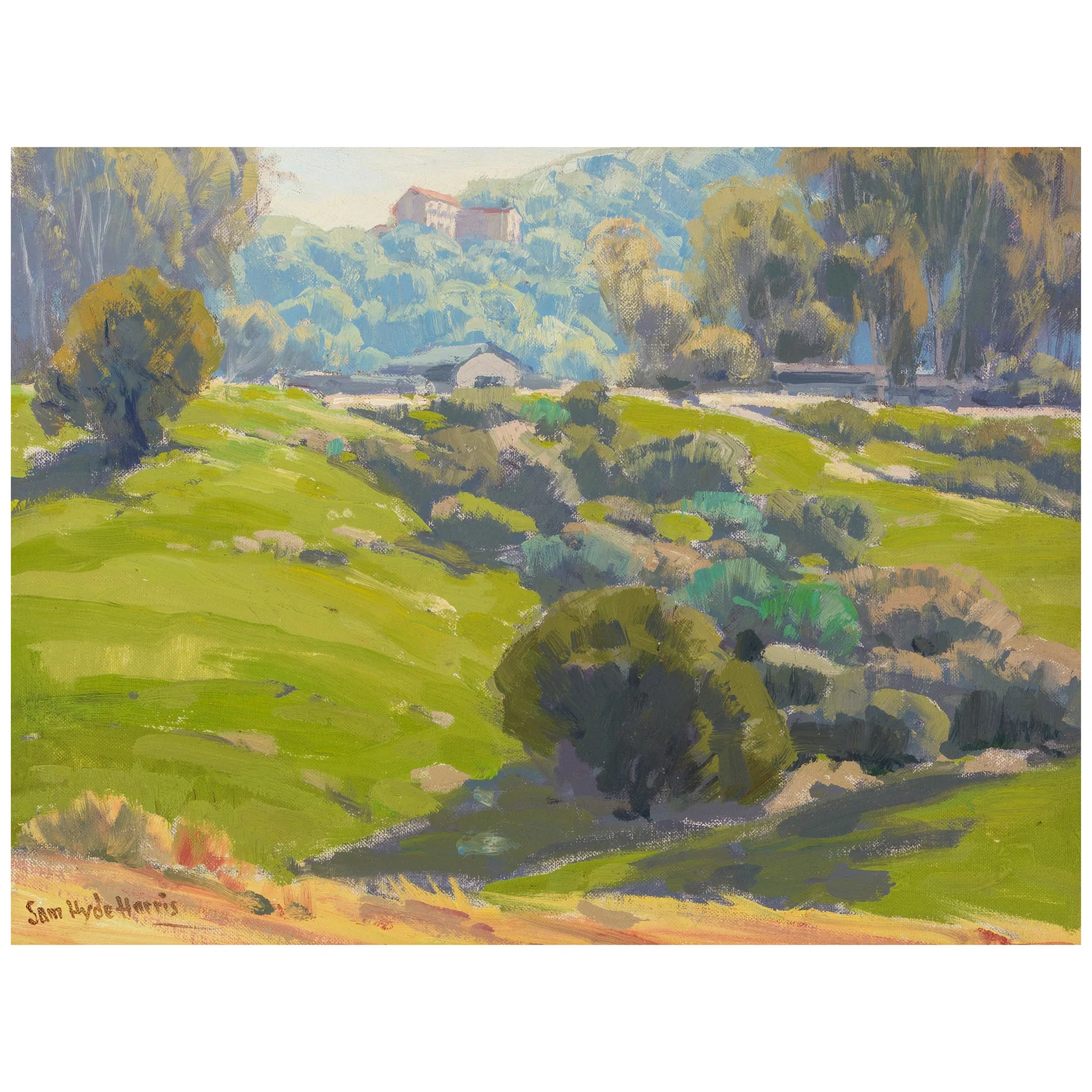 SAM HYDE HARRIS (1889-1977) South Pasadena 16 x 20 in.