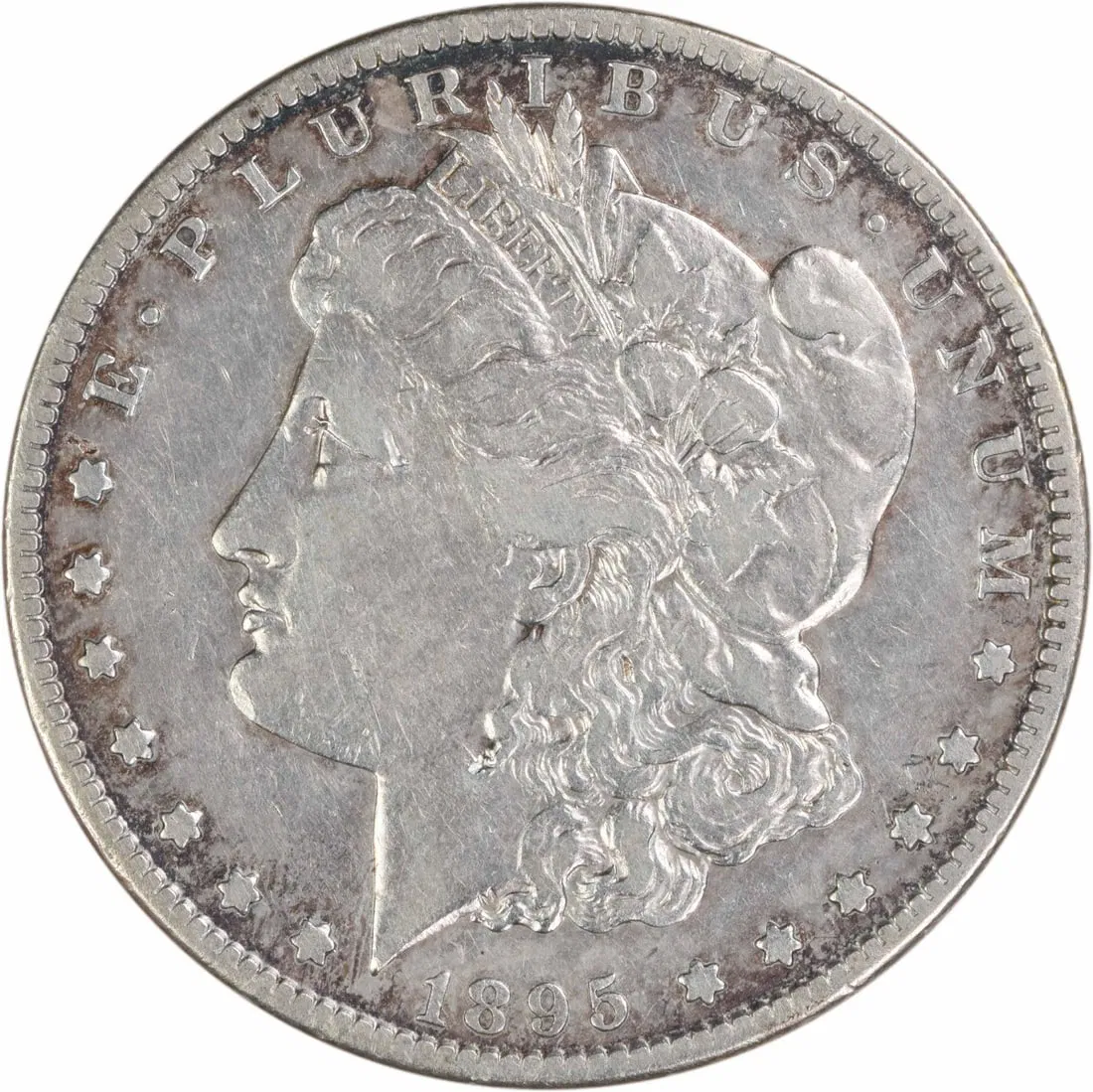 San Francisco 1895 Morgan Dollar 90 Percent Silver VF Uncertified