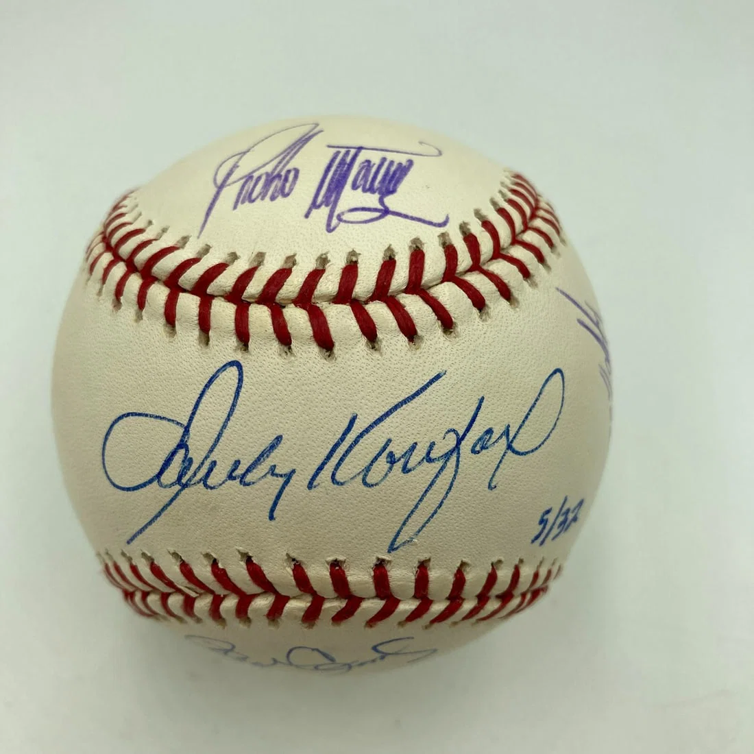 Sandy Koufax Pedro Martinez Roger Clemens Steve Carlton Signed Baseball JSA Authenticated