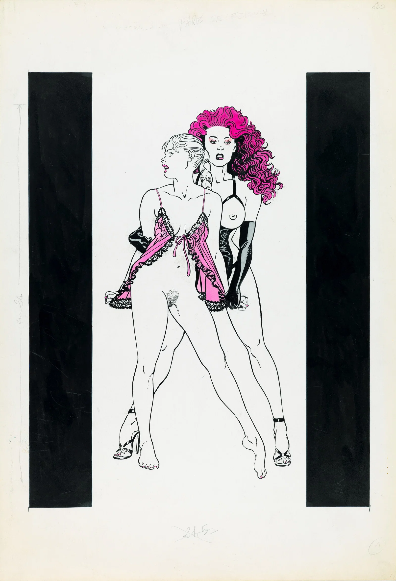 Saudelli Franco - "Fetish Girls", anni 80