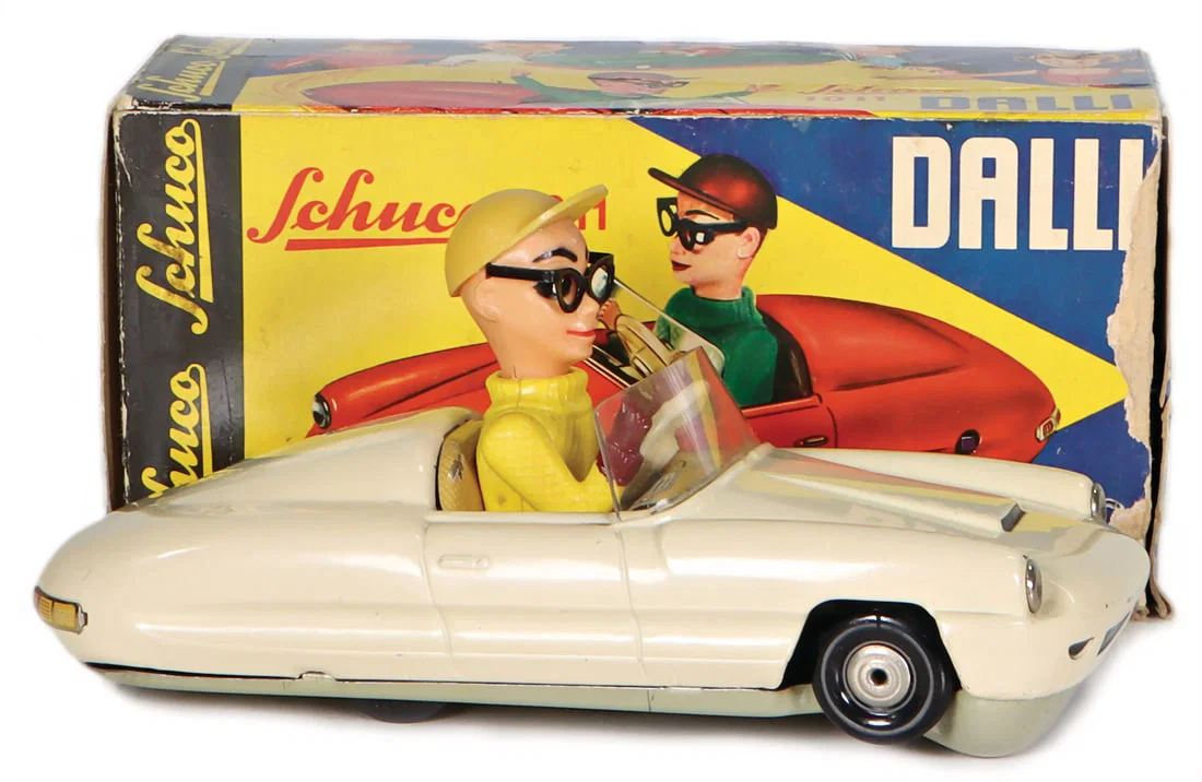 SCHUCO Dalli, 1011, movement intact, very good condition, in original cardboard box. German