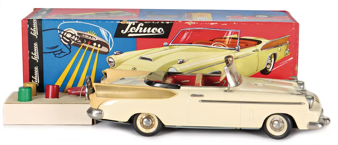 SCHUCO Synchromatic Packard, Cabriolet 5700, unused, in original cardboard box, 26.5 cm German