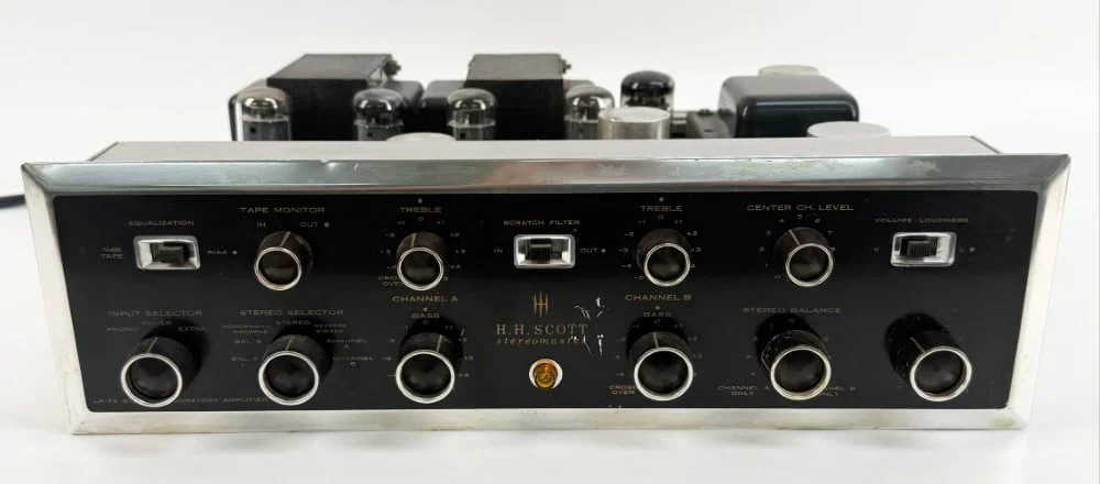 Scott Stereomaster LK-72 2-Channel Stereo Laboratory Kit Tube Amplifier