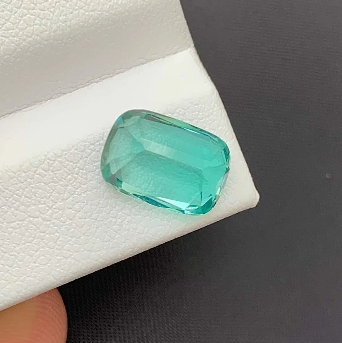 Seafoam Blue Tourmaline Gemstone: Natural October Birthstone, Afghanistan (4.67 CT)