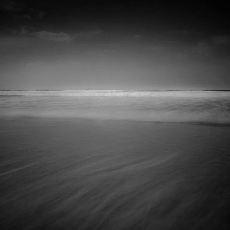 Seascape, Hemmick Beach, Cornwall - Silver Gelatin