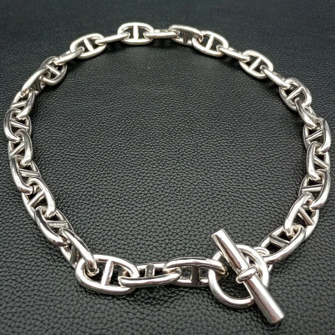 (Second-hand) 925 Sterling Silver Vintage Anchor Chain Necklace