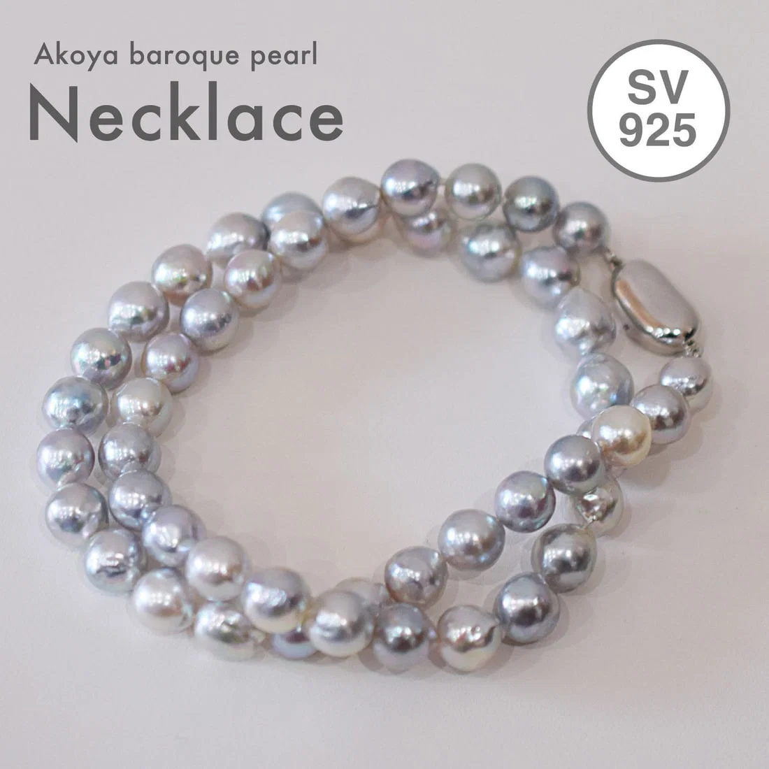 Second-hand Baroque Pearl Natural Color Necklace Akoya Pearl Necklace