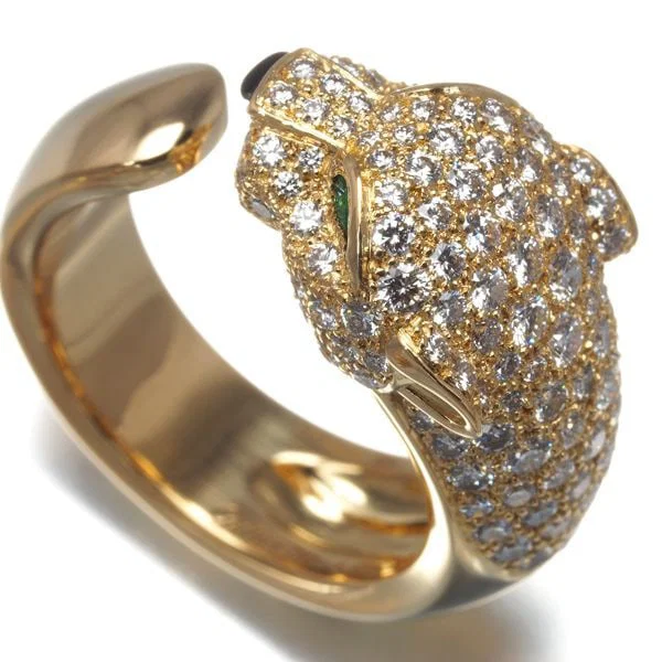 Second-hand Cartier Panther Series Diamond Ring