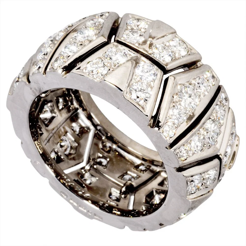 Second-hand Cartier Rivoli Diamond Ring 18K White Gold