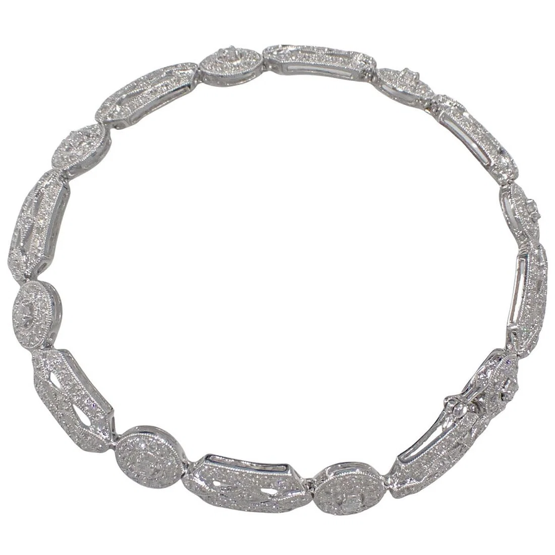 Second-hand D2.42 Art Deco Diamond Bracelet