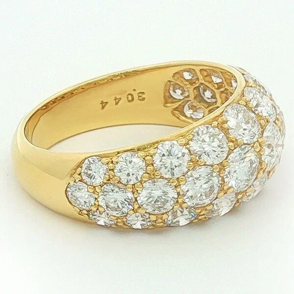 Second-hand Gimel 3.044-carat pavé diamond ring