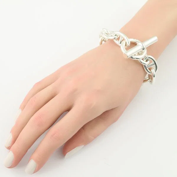 Second-hand Hermès Chaine d'Ancre TGM Bracelet