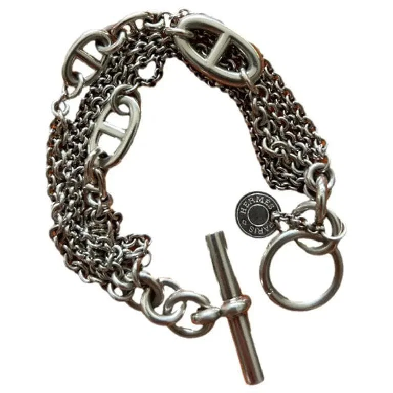 Second-hand Hermes Farandole Silver Bracelet