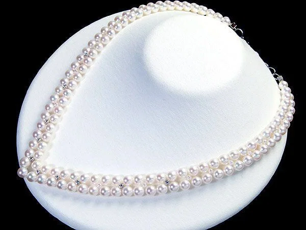 Second-hand MIKIMOTO High-Grade Akoya Pearl Necklace