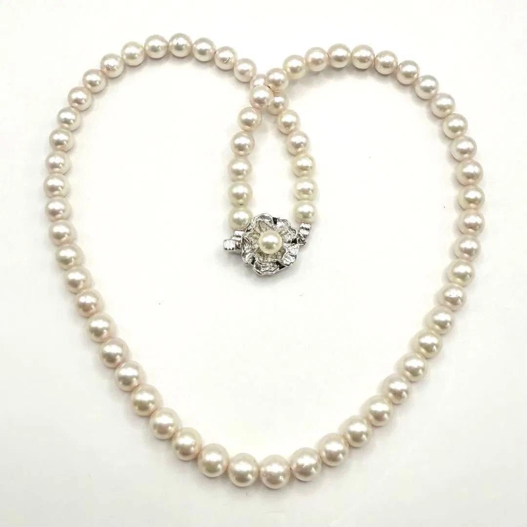 (Second-hand) Natural Akoya Pearl 6mm Necklace