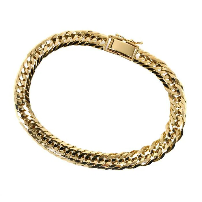 Second-hand Second-hand 18K Yellow Gold Kihei Twelve-Faceted Cut Bracelet