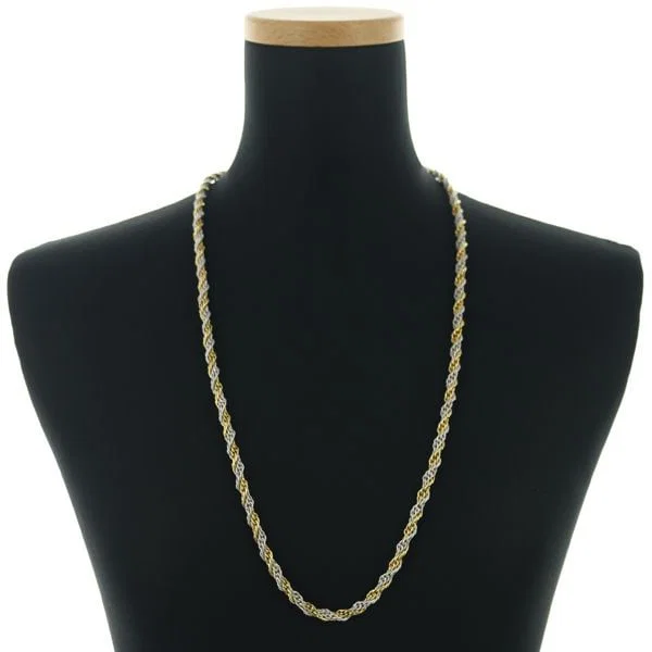 Second-hand Wellendorff Mikimoto Two-Tone Chain Necklace