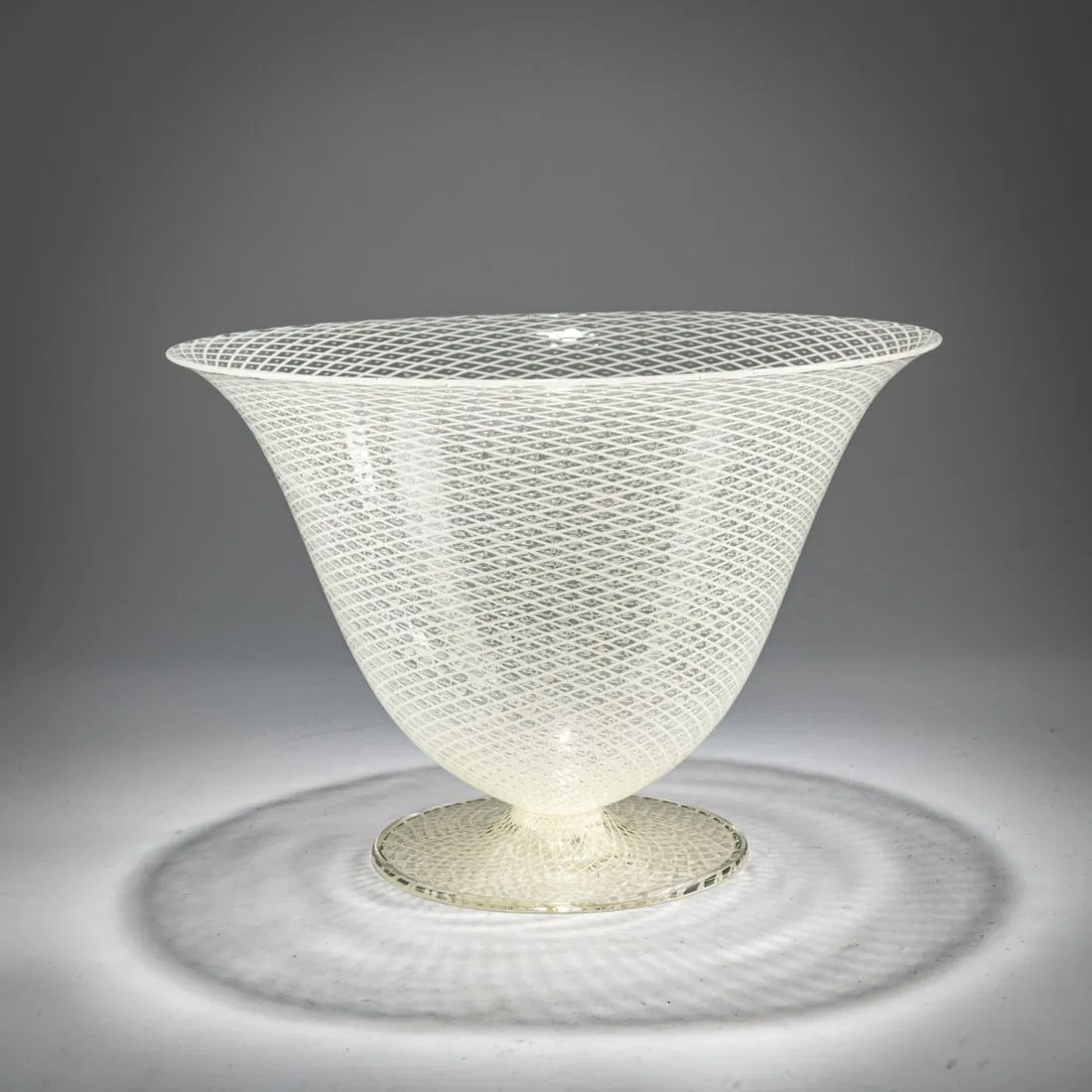 Seguso Vetri d'Arte, Bowl 'A reticello', 1942