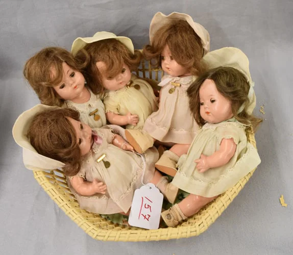 SET OF 5 COMPO HEAD AND 5 PC BABY BODIES