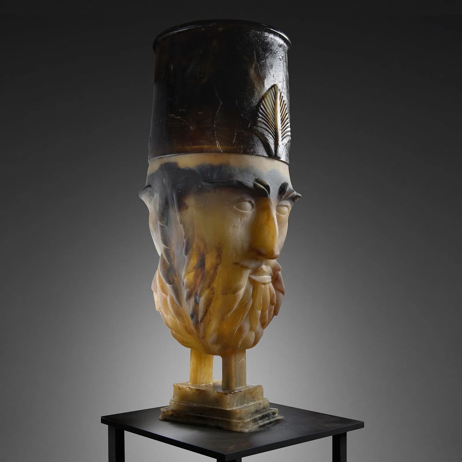 Seth Randal The Scholar 1998 Art Glass Large