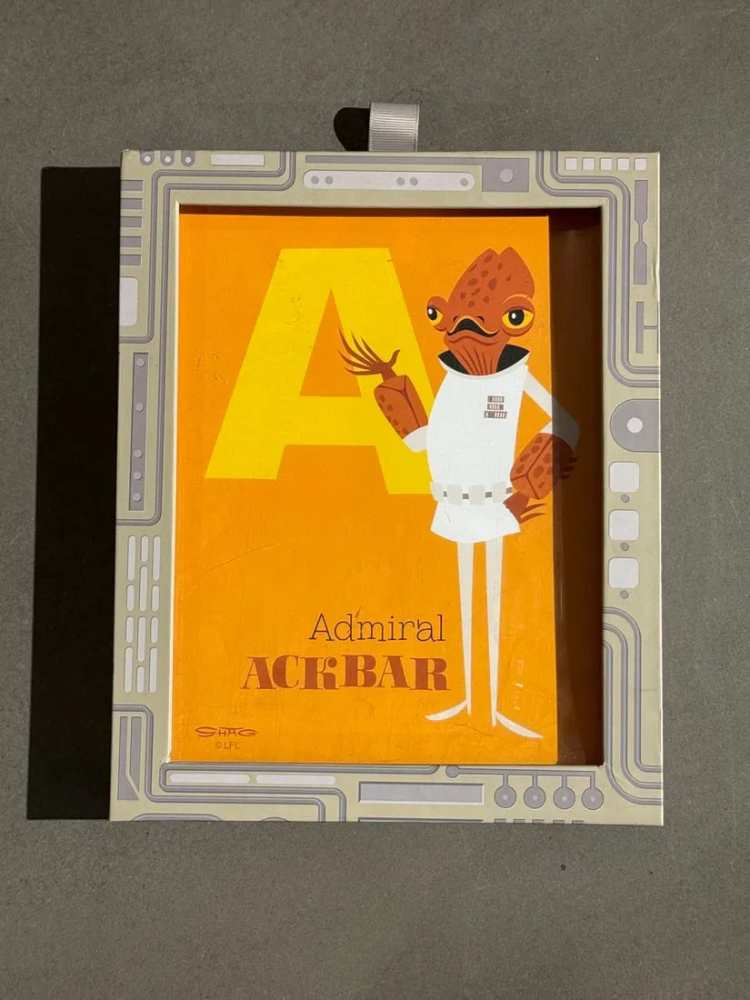 Shag (Josh Agle) - Star Wars Artist Series Alphabet, 2020 3D Shadowbox