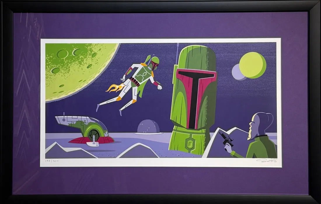 Shag (Josh Agle) - "The Way of the Mercenary" Signed Limited Edition Serigraph