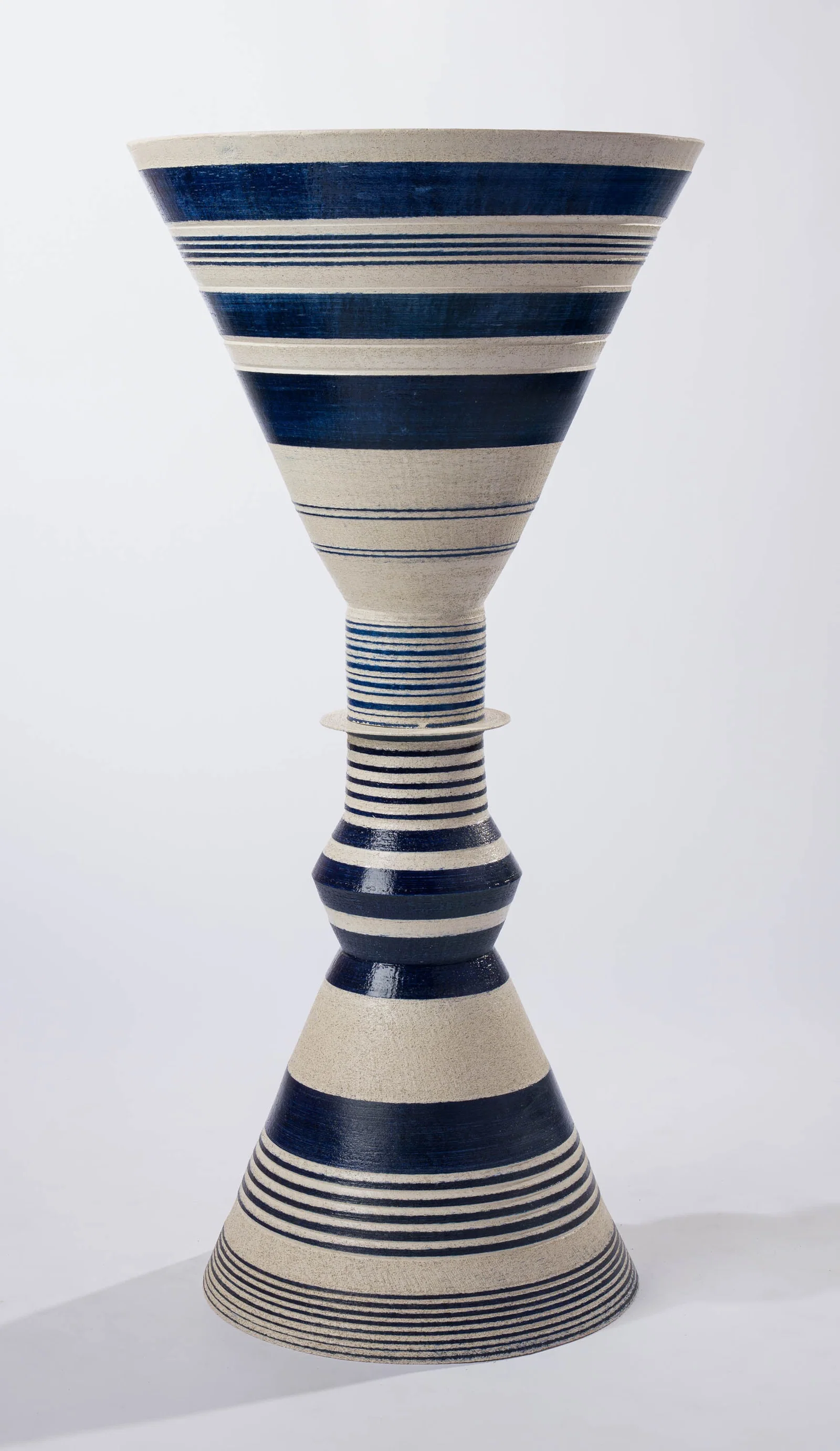 Shane Lutzk Blue and White Vessel (2 elements), 2016