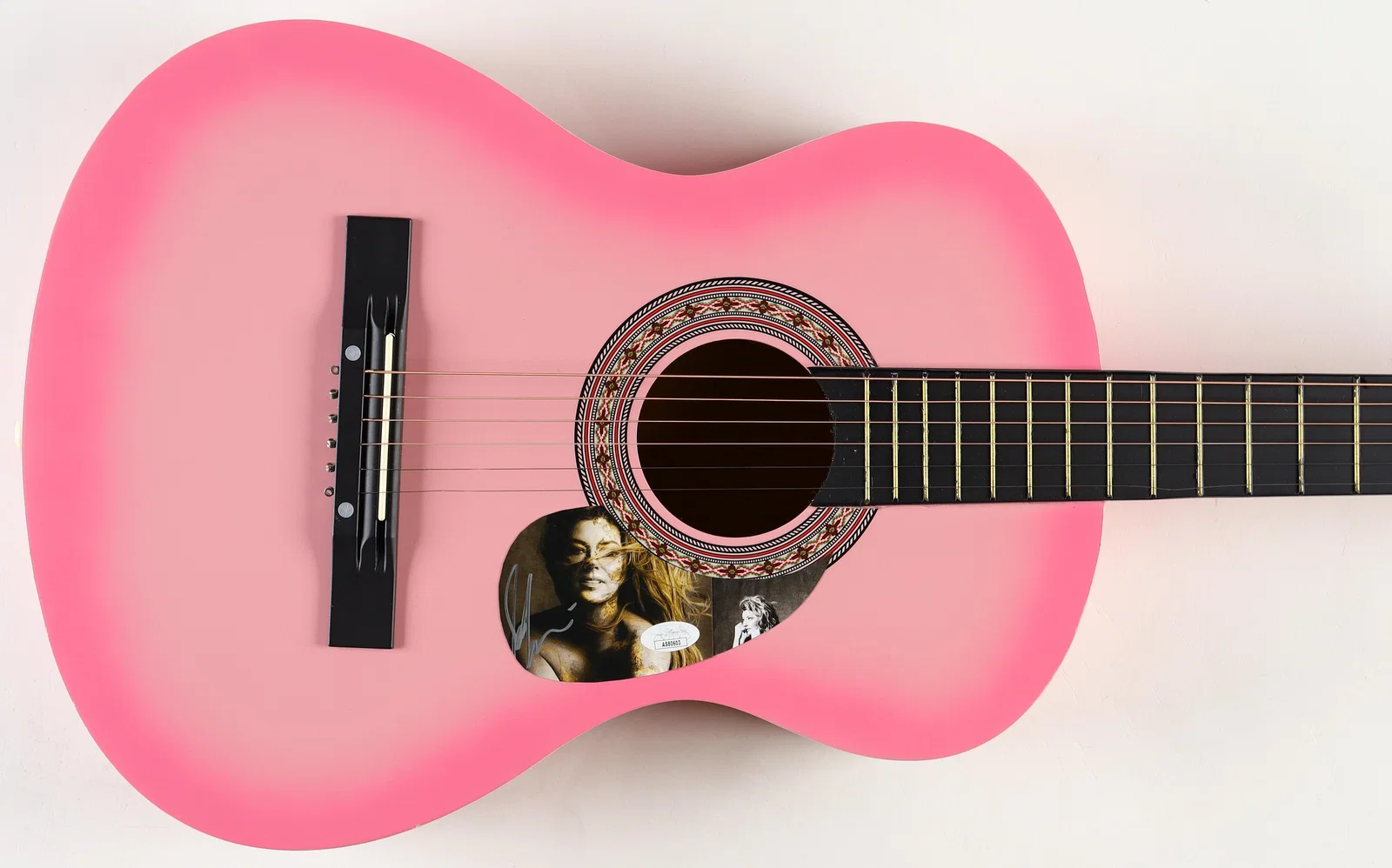 SHANIA TWAIN SIGNED ACOUSTIC GUITAR - JSA COA