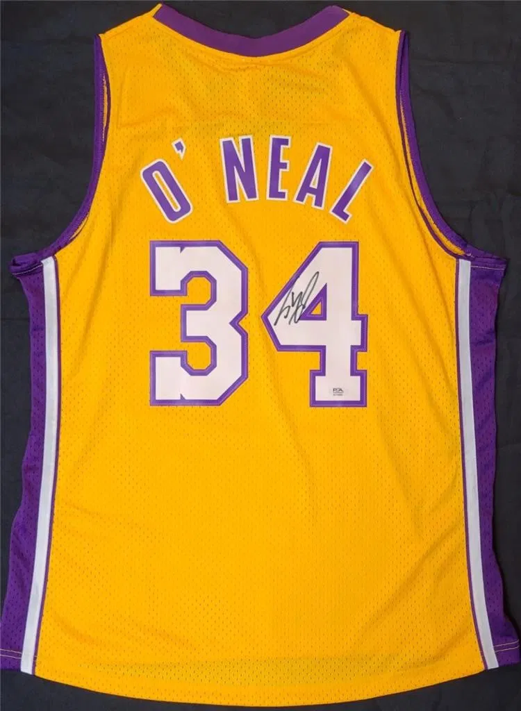 Shaquille O'Neal Signed 1999-00 Lakers Jersey PSA Authentication