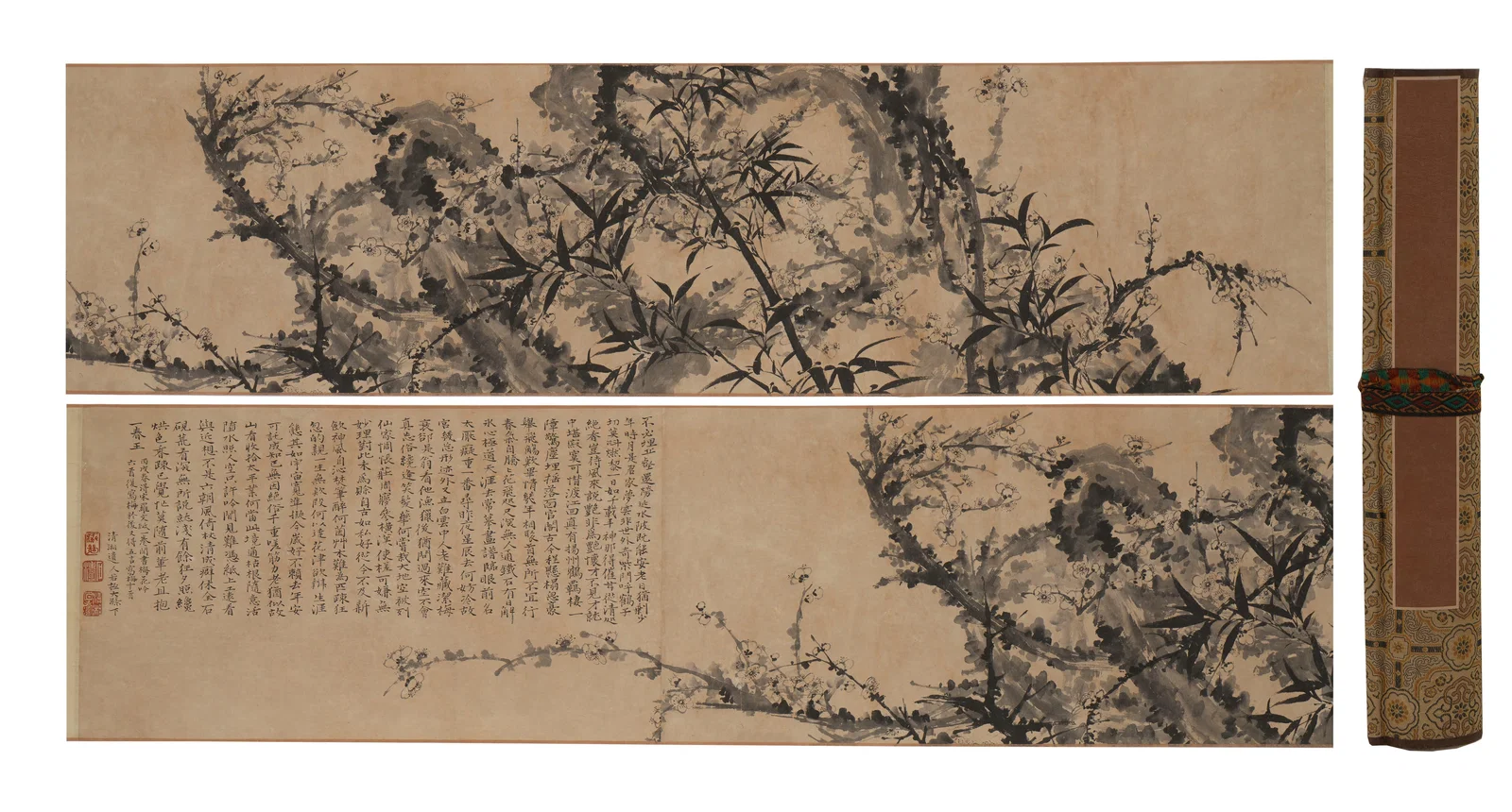 Shi Tao Hand Scroll of Flowers