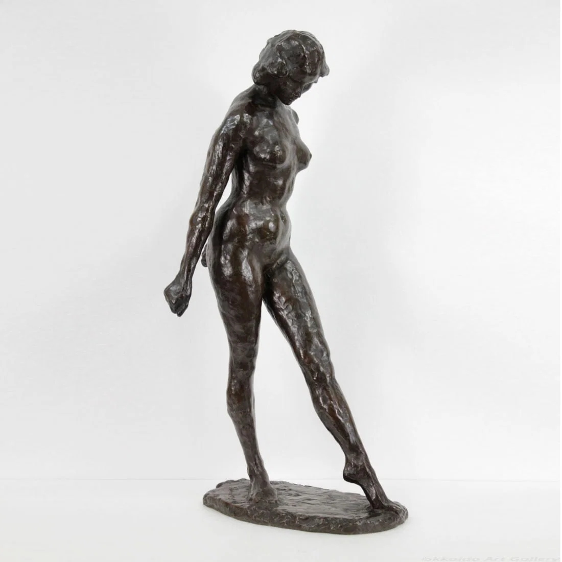 Shin Hongo, "Nude Woman," Bronze